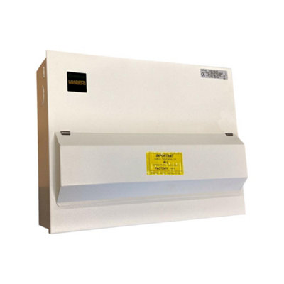 Crabtree LSDR10BUB8 Loadstar Split Load Dual RCD Populated Consumer ...