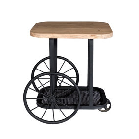 Craft Wheel Stylish Tall End Table