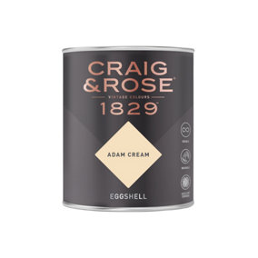 Craig & Rose 1829 Adam Cream Eggshell Paint 750ml