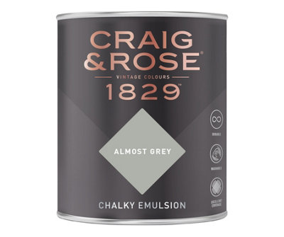 Craig & Rose 1829 Almost Grey Chalky Paint 750ML