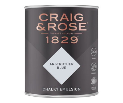 Craig & Rose 1829 Anstruther Blue Chalky Paint 750ML