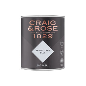 Craig & Rose 1829 Anstruther Blue Eggshell Paint 750ml