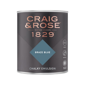 Craig & Rose 1829 Braze Blue Chalky Paint 750ML