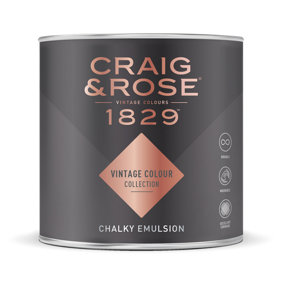 Craig & Rose 1829 Chalky Emulsion Mixed Colour Adam White 1L