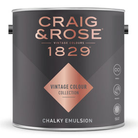 Craig & Rose 1829 Chalky Emulsion Mixed Colour Moorish Yellow 2.5L