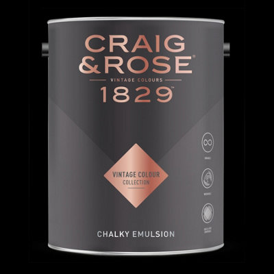 Craig & Rose 1829 Chalky Emulsion Mixed Colour Pale Cashmere 5L