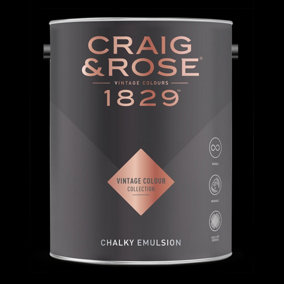Craig & Rose 1829 Chalky Emulsion Mixed Colour Pale Mortlake Cream 5L