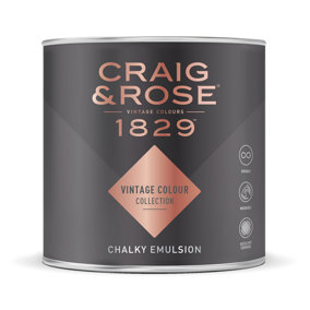 Craig & Rose 1829 Chalky Emulsion Mixed Colour Rose Pink 1L