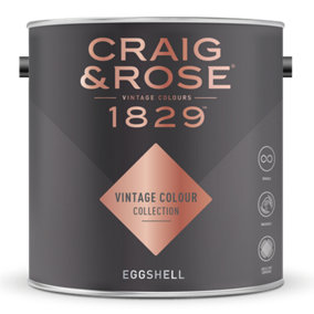 Craig & Rose 1829 Eggshell Mixed Colour Etruscan Red 2.5L