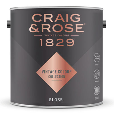 Craig & Rose 1829 Gloss Mixed Colour Adam White 2.5L