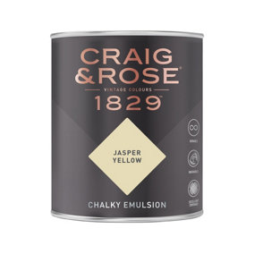 Craig & Rose 1829 Jasper Yellow Chalky Paint 750ML