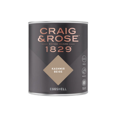 Craig & Rose 1829 Kashmir Beige Eggshell Paint 750ml