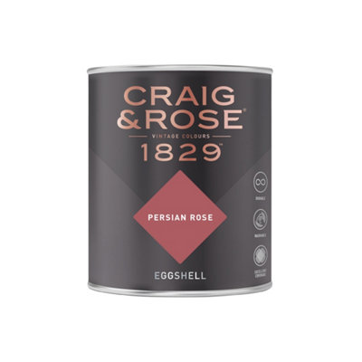 Craig & Rose 1829 Persian Rose Eggshell Paint 750ml
