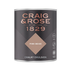 Craig & Rose 1829 Pink Beige Chalky Paint 750ML