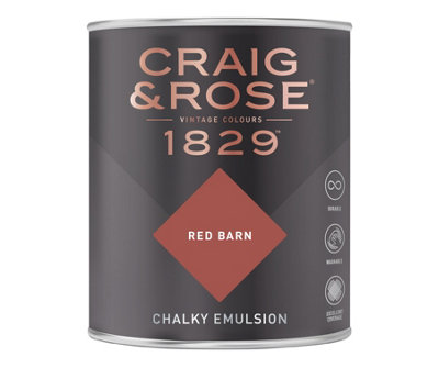 Craig & Rose 1829 Red Barn Chalky Paint 750ML