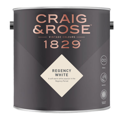 Craig & Rose 1829 Regency White Gloss Paint 750ml