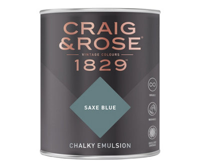 Craig & Rose 1829 Saxe Blue Chalky Paint 750ML