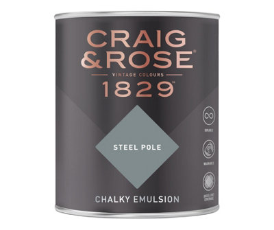 Craig & Rose 1829 Steel Pole Chalky Paint 750ML