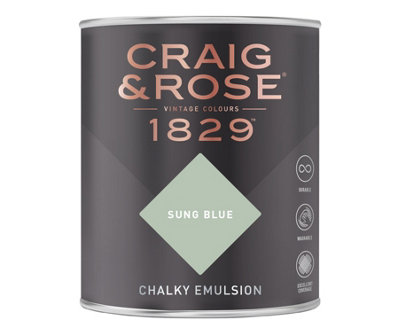 Craig & Rose 1829 Sung Blue Chalky Paint 750ML