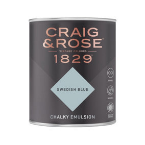 Craig & Rose 1829 Swedish Blue Chalky Paint 750ML