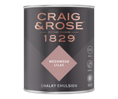 Craig & Rose 1829 Wedgwood Lilac Chalky Paint 750ML