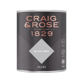 Craig & Rose 1829 Wilkie Grey Gloss Paint 750ml