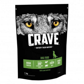 Crave Dog Complete With Lamb & Beef 1kg