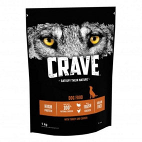 Crave Dog Complete With Turkey & Chicken 1kg