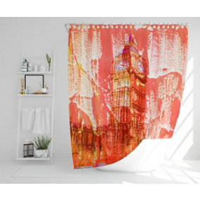 CRAZY RED BEN  (Shower Curtain) / Default Title