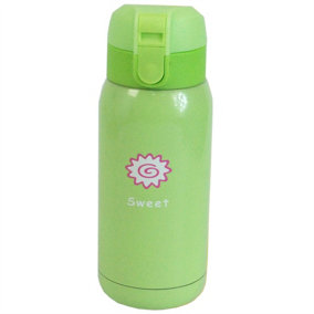 CrazyGadget Sweet Green 280ml Stainless Steel Travel Mug Bottle