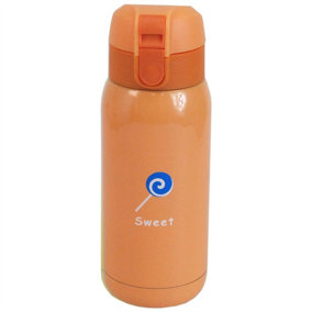 CrazyGadget Sweet Orange 280ml Stainless Steel Travel Mug Bottle
