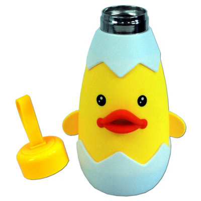 CrazyGadget Yellow Duck 320ml Stainless Steel Travel Mug Bottle