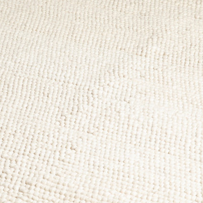 Cream Bubble Large Wool Rug 200 x 300cm | DIY at B&Q
