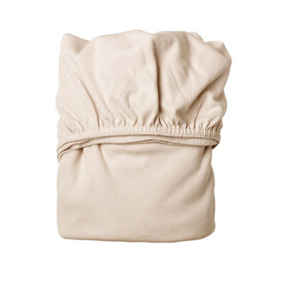 Cream Fitted Sheet Anti Allergic Extra Deep 25 CM Bedsheet Single Double S. King Sizes