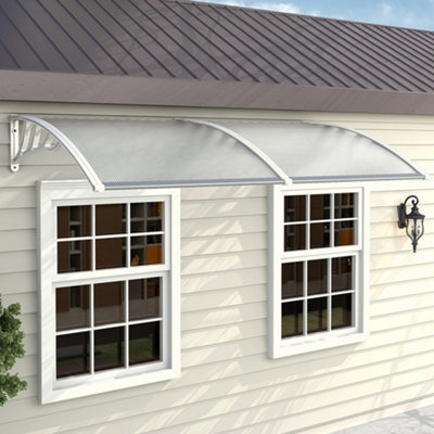 Awning For Front Door Outdoor Polycarbonate Cover,Window Door Awning