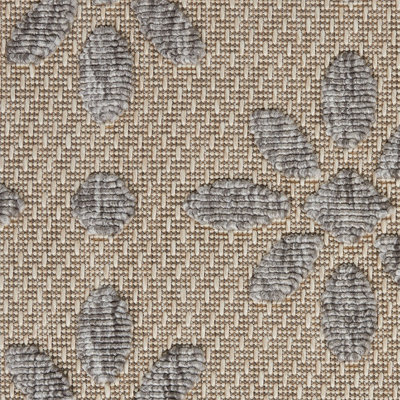 Cream Outdoor Rug, Optical/ (3D) Abstract Stain-Resistant Rug For Patio Decks, Modern Area Rug-160cm X 221cm