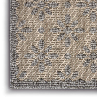 Cream Outdoor Rug, Optical/ (3D) Abstract Stain-Resistant Rug For Patio Decks, Modern Area Rug-160cm X 221cm