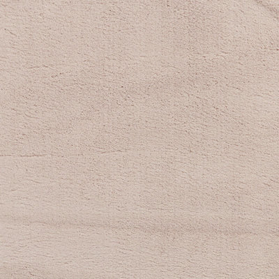 Cream Plain Shaggy Washable Rug, Stain-Resistant Anti-Shed 16mm Thick Modern Rug for Bedroom, Living Room-80cm X 150cm