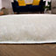 Cream Thick Soft Shaggy Area Rug 160x230cm