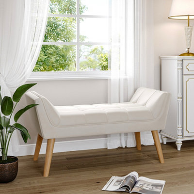 White on sale bench indoor