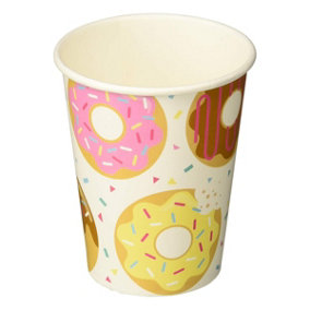 Creative Converting Paper Donut Disposable Cup (Pack of 8) Multicoloured (One Size)
