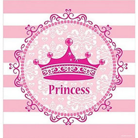 Creative Converting Princess Royalty Party Table Cover Pink/White (One Size)