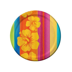 Creative Party Paper Round Plate (Pack of 8) Multicoloured (One Size)