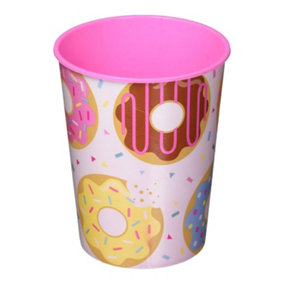 Creative Party Plastic Doughnut Party Cup White/Pink (One Size)
