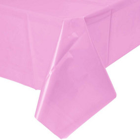 Creative Party Plastic Party Table Cover Candy Pink (One Size)