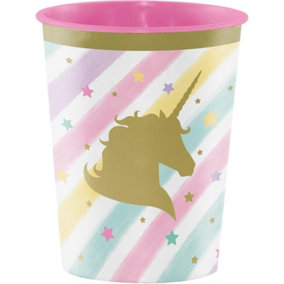 Creative Party Plastic Unicorn Party Cup Multicoloured (One Size)