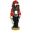 Creative Pirate Design Birthday Party Cake Topper Red/Black/White (One Size)