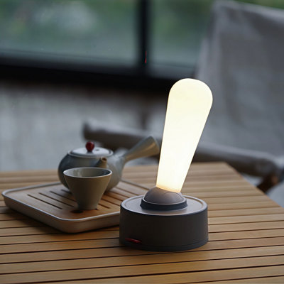 Creative USB charging rocker switch night light-Grey