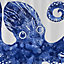 Creatures Octopus Design Shower Curtain