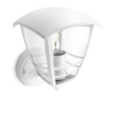 Creek wall lantern white 1x60W 230V up
